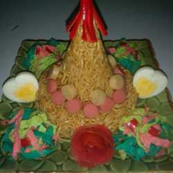 Tumpeng mini indomie