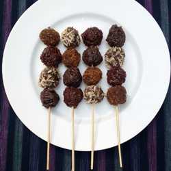 Sate mie coklat pisang