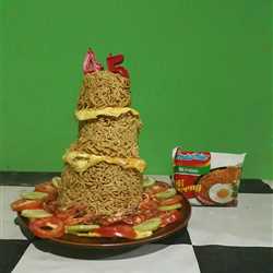 Tart Indomie 3 Lapis 