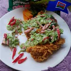 Ayam Kriting Saus Mie Buto Ijo