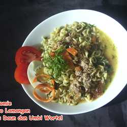 SOLA PEDEWE - Indomie Rasa Soto Lamongan Plus Daun dan Umbi Wortel