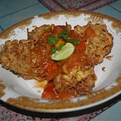 bakso geriting saus tomat