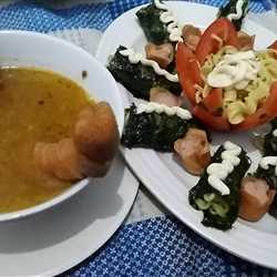 Indomie rumput laut celub kari ayam 