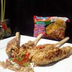 Sate Lilit InSaMa (Indomie Sambal Matah) Panggang Teflon