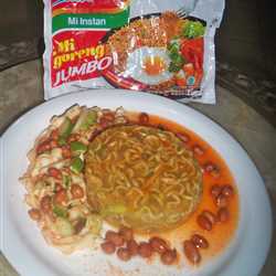 Agar - agar Indomie Kuah Asinan