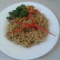 Mie goreng udang sayur