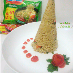 Tumpeng mini IndoMie
