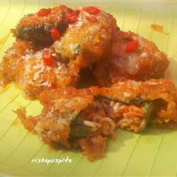 Sawi Gulung Cakalang Panggang Saus BBQ