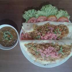 Krupuk Indomie saus sate padang