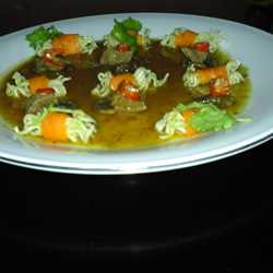 Snack Indomie Saus Daging Jeruk Manis Pedas