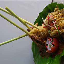 Indomie goreng saus kacang