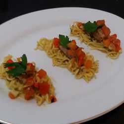 Indomie sambel mata with tuna