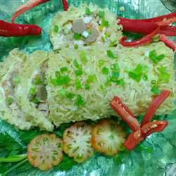 Indomie Gulung Isi Sosis Ragout Ayam Keju