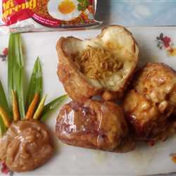 Bread peanuts Indomie