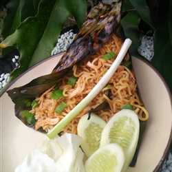 Namigor bakar ( nasi mie goreng bakar ) 