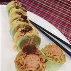 chesse sushi indomie real meat ayam jamur