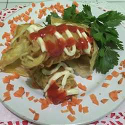 Lumpia Sosis Gulung Mie