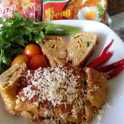 Telur Gulung ala Korea isi mie gor