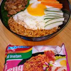 Bibimbap Indomie Goreng Pedas