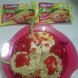 Mie benteng gunung Merapi