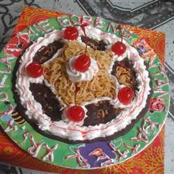 indomie goreng bintang butter cream coklat