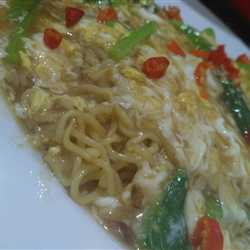 Indomi goreng siram