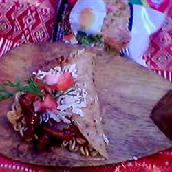 Tortila mie whit beff