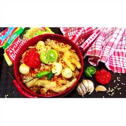 Indomie Ayam Bawang Ceker Pedas
