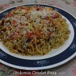 Indomie Omelet Pizza
