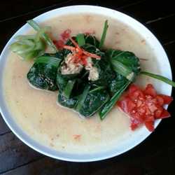 Indomie Buntil Sawi Hijau Isi Udang Teri