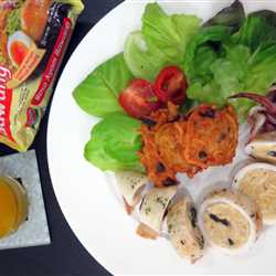 Cu Mie (Cumi isi Indomie) & Perkedel Mie