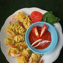 Udang di balik  INDOMIE