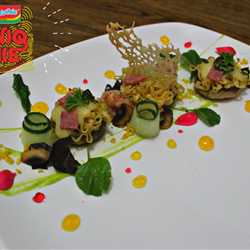 Stuffed Indomie mushroom in paradise