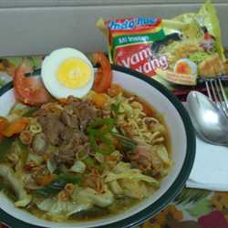 Indomie Kuah Daging Sayur