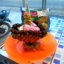 Es krim indomie goreng