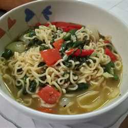 Mie Kangkung Kuah Soto