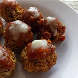INDOMIE MEATBALLS MOZZARELLA