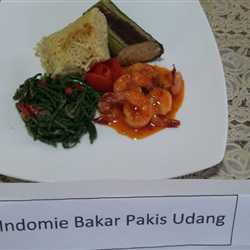 Indomie Bakar Pakis Udang