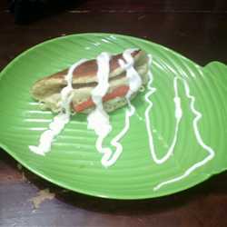 Indomie Serabi Isi Sosis Kepiting