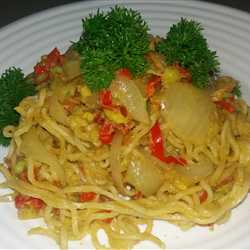 Indomie goreng pedas asem gurih