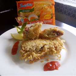 indomie roll isi kornet beef dan keju