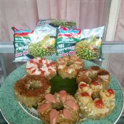 Doremi Cajo ( Donat Rase Mie Cabe ijo )