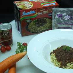 INDOMIE REAL MEAT BOLOGNAISE @UNIQMIE