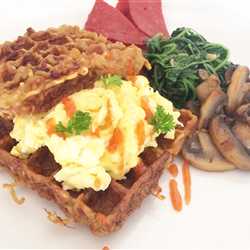 Indomie Waffle Breakfast Club