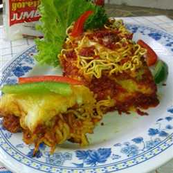 indomie chicken lasagna