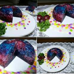 Pudding Mie Warna-Warni