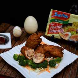 Chicken Cordon Bleu isi Indomie