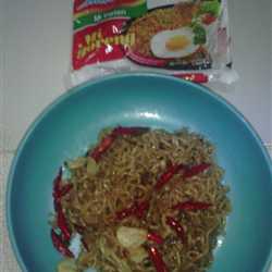 Mie goreng teri yaki