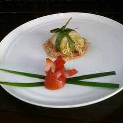 Indomie Buntil Sawi Putih Isi Udang Teri