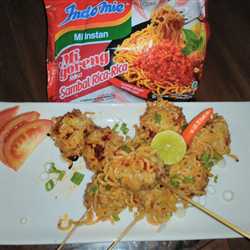 Sate bakso indomi rica-rica